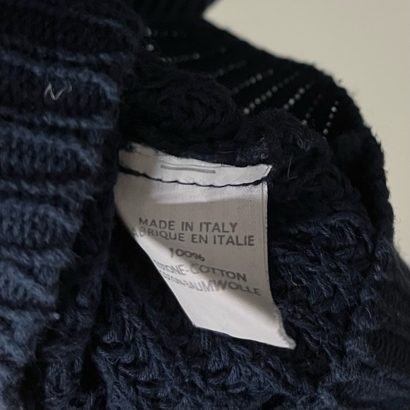 Brandy Melville One-Size Navy Knit Sweater - Picture 6 of 6